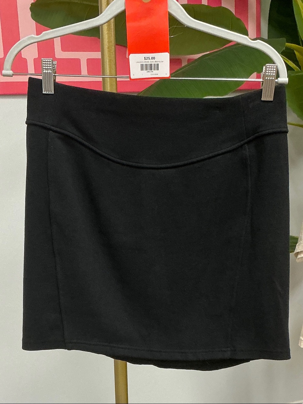 lululemon athletica Black scuba skirt